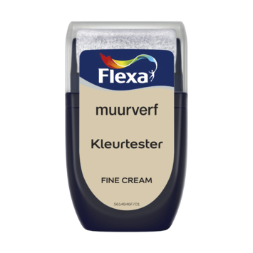 Flexa Creations muurverf kleurtester Fine Cream 30ml
