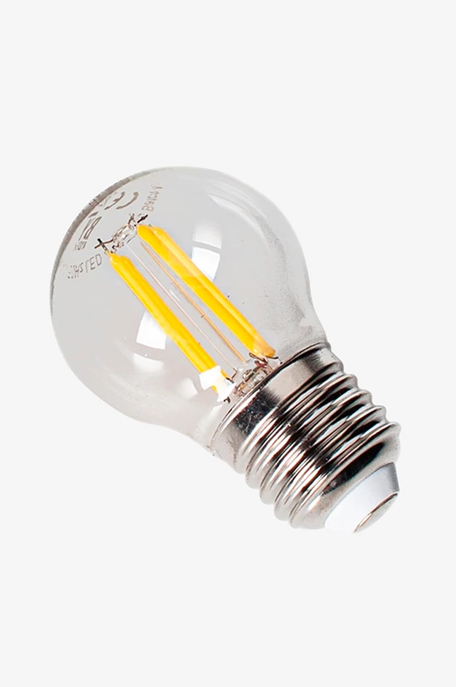 LED filament dekorpære dimbar E27 klart glass