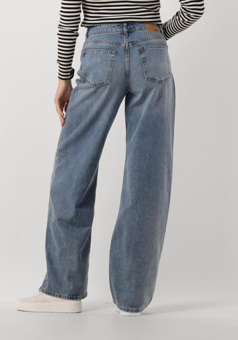 blauwe drykorn straight leg jeans medley