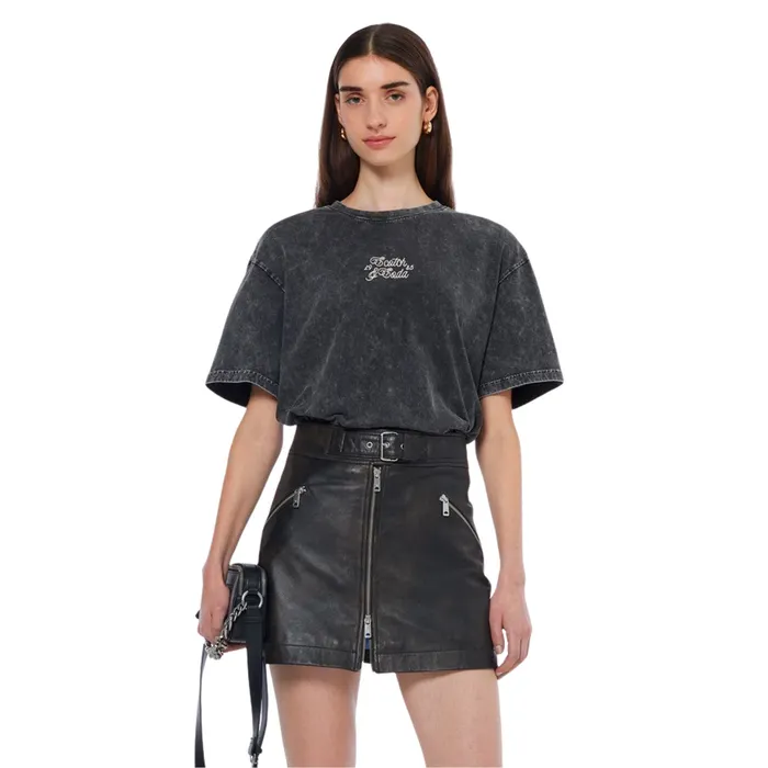 Scotch & Soda Washed Logo Shirt Dames