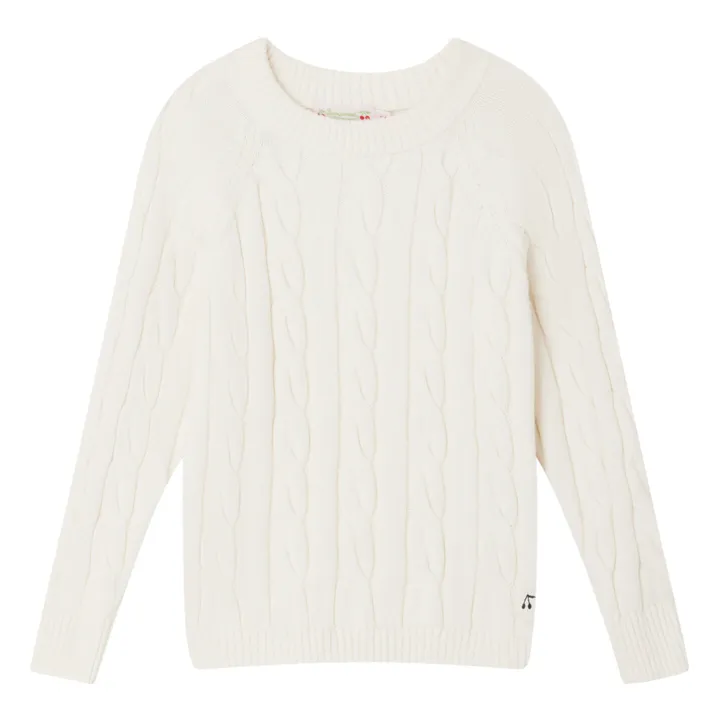 Bonpoint Pull Coton et Cachemire Dalton | Ecru