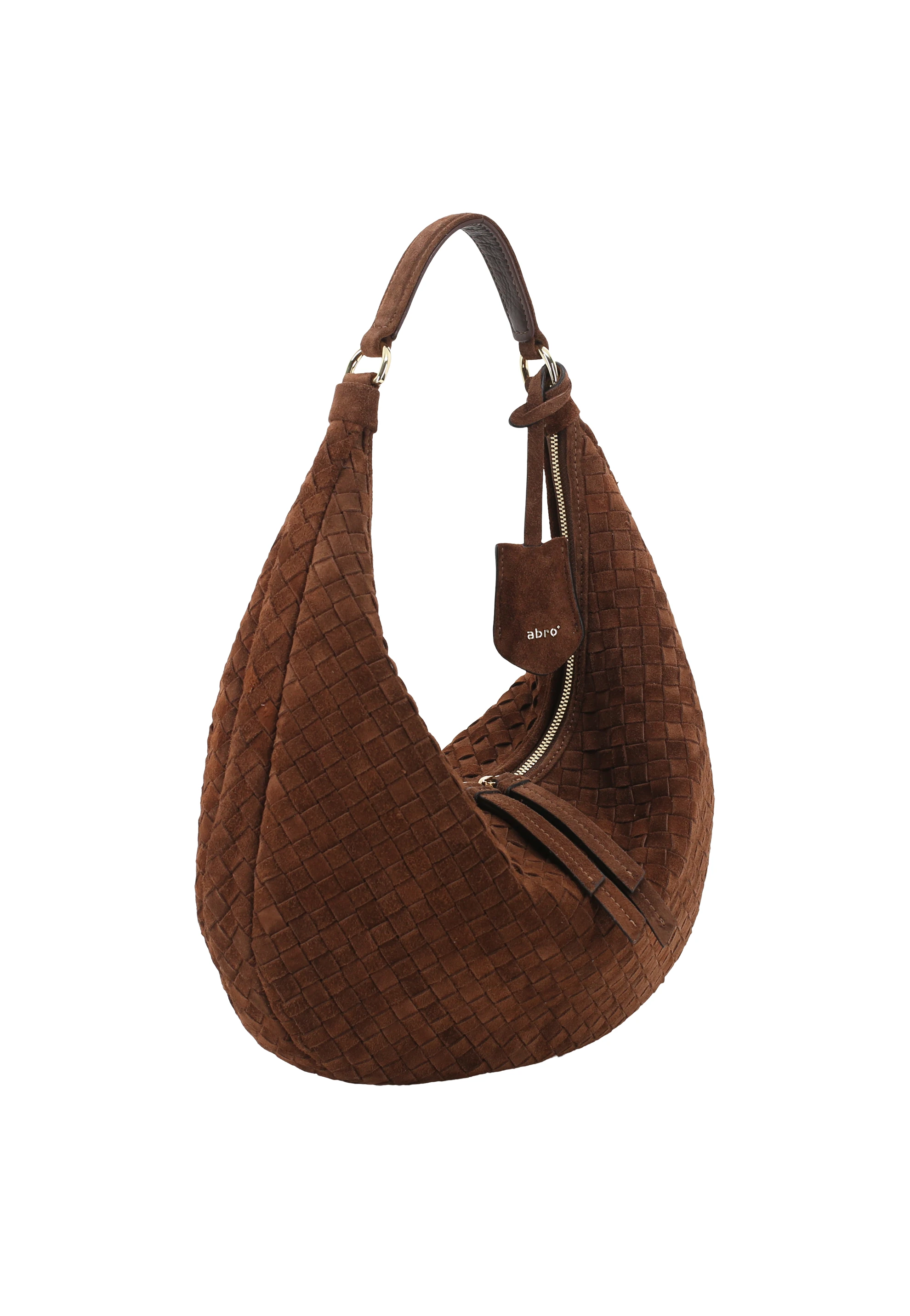 Hobo NANA small Leather Suede woven Standard