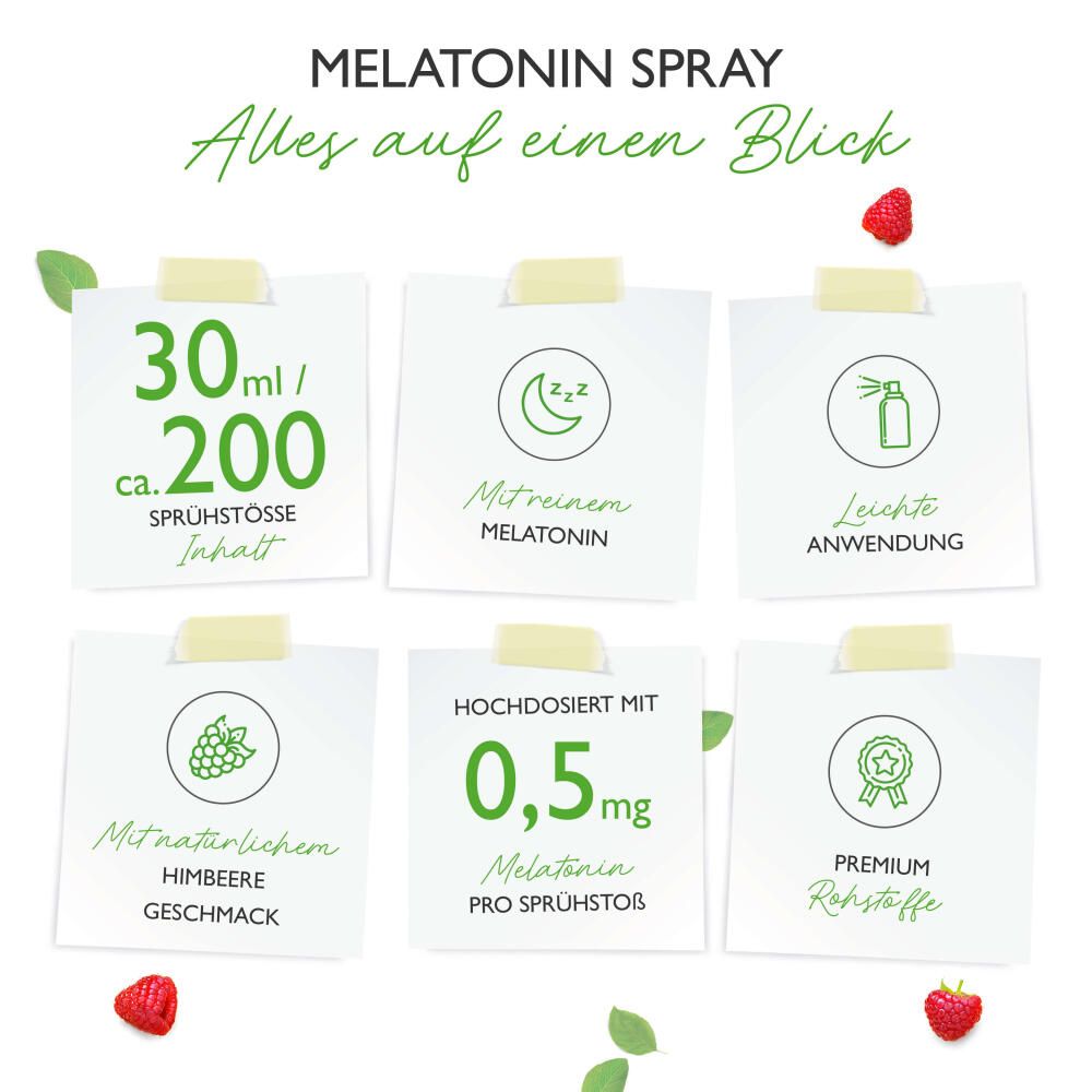 vit4ever Melatonin Spray Himbeere