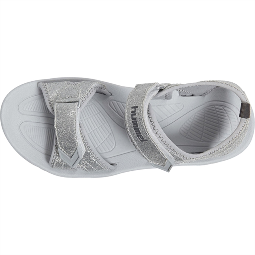 Sandal Glitter Jr Silver - Hummel → Luksusbaby.dk