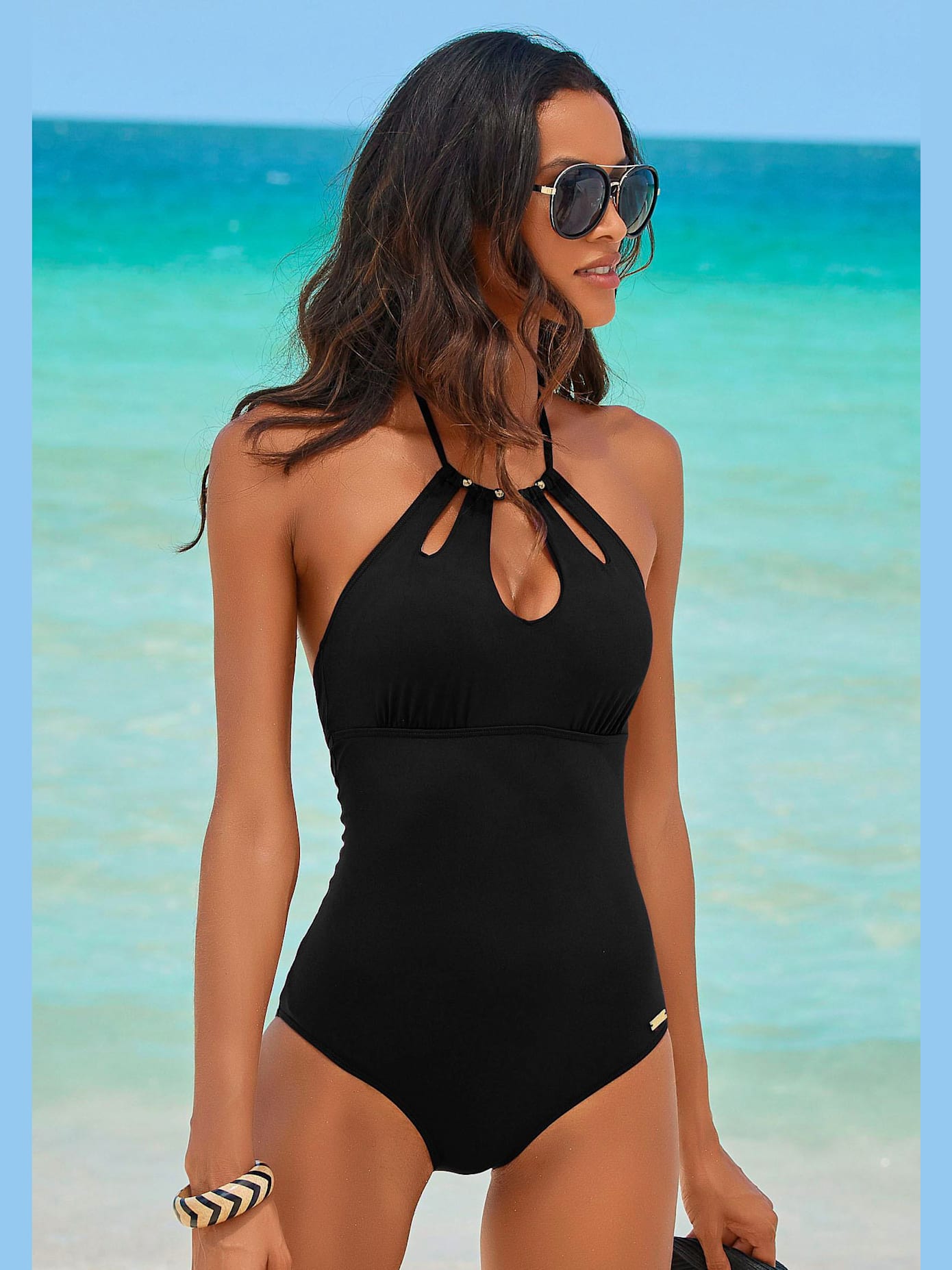 Maillot de bain découpes tendance