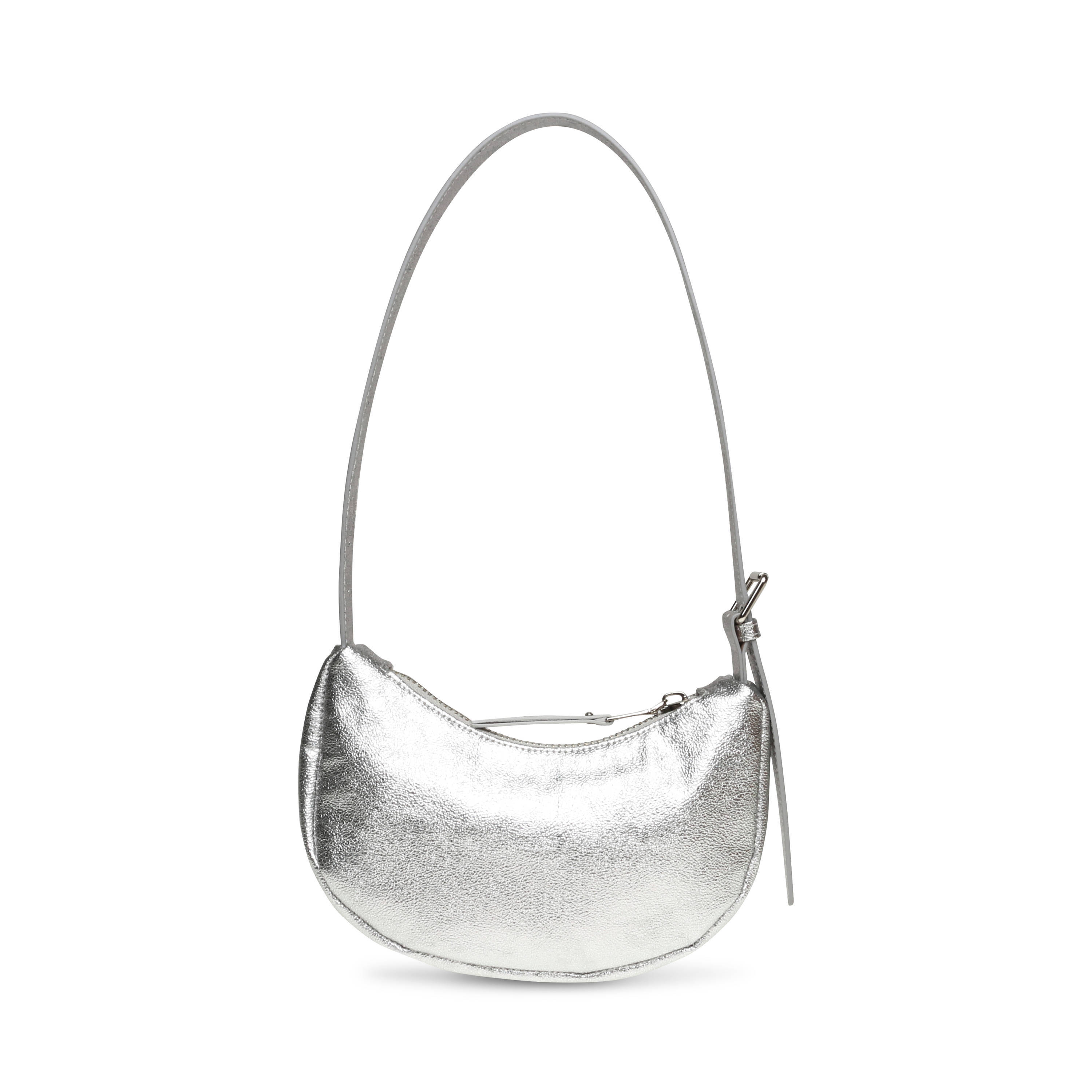Steve Madden metallic schoudertas  Bvesna zilverkleurig