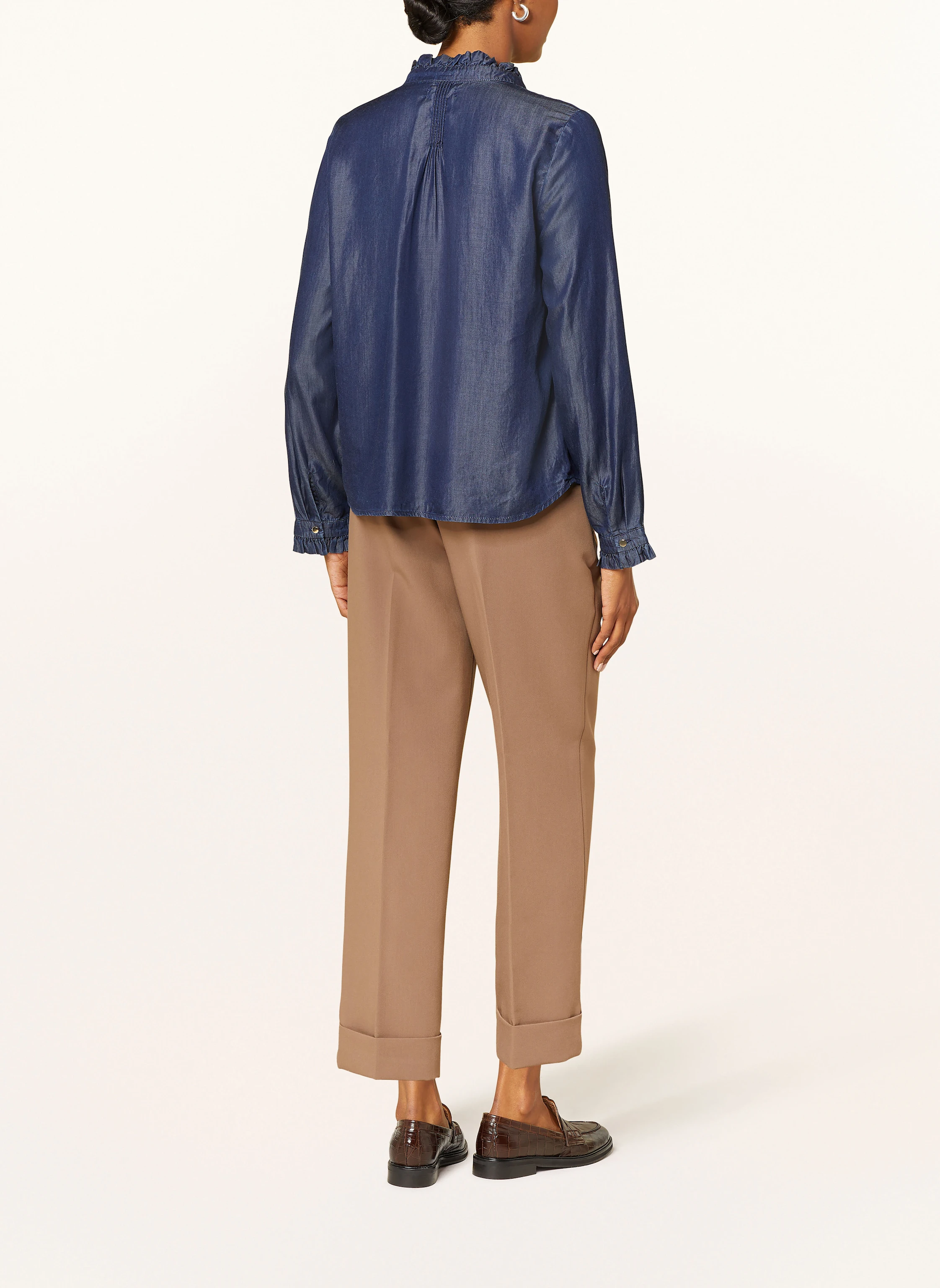 s.Oliver BLACK LABEL Bluse in Jeansoptik