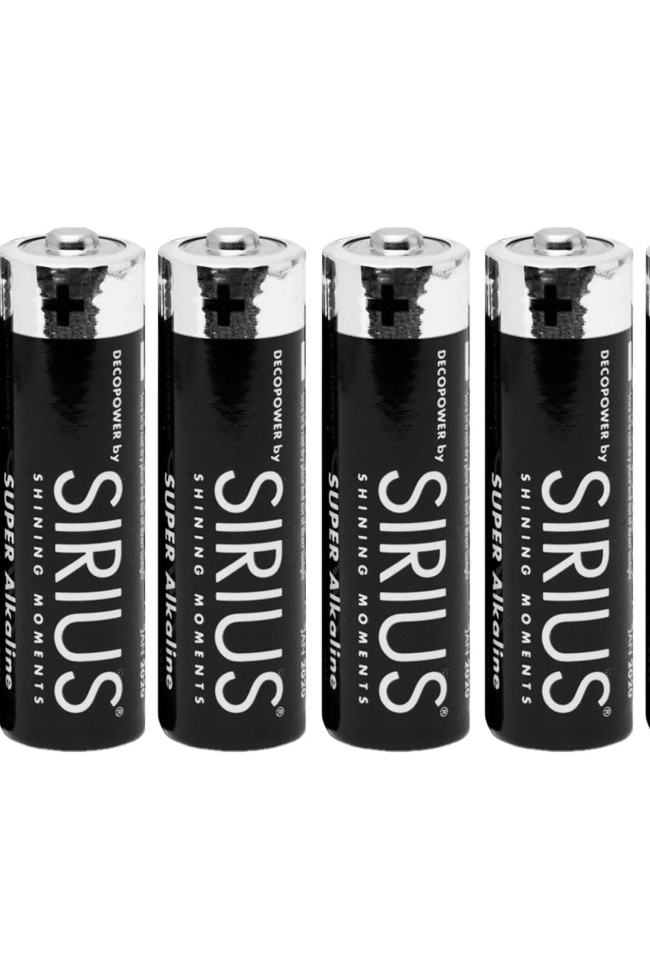 Sirius  DecoPower AA Batterier (6 stk) - Blå/sølvfarvet