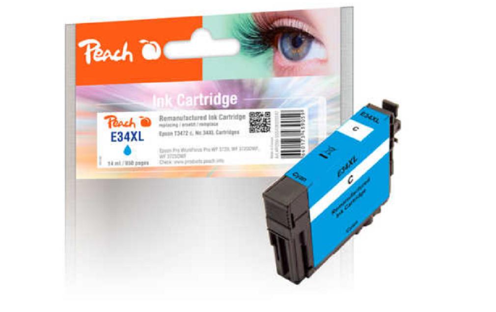 Tinte Epson T3472, No 34XL CyanTintenpatrone, Cyan