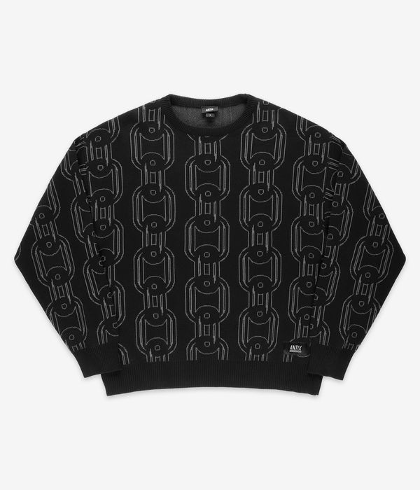 Antix Chains Organic Knit Sweatshirt (black)