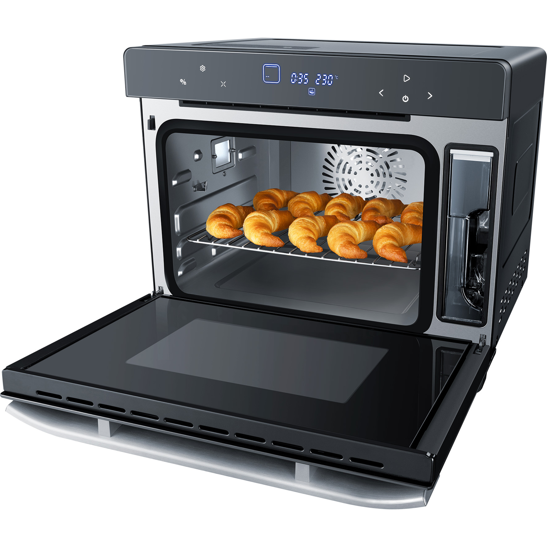 STEBA Multifunktions-Dampfbackofen DG 40 - schwarz - 2100 Watt