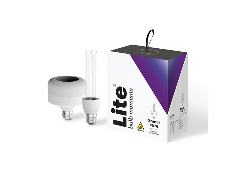 Lite Bulb Moments Lite Bulb Moments Inteligentna żarówka z technologią UVC  2700 redukuje i neutralizuje wirusy i bakterie