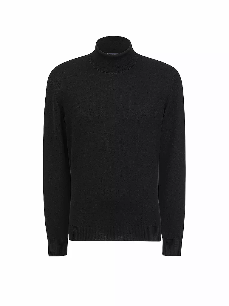 MAERZ Rollkragenpullover schwarz