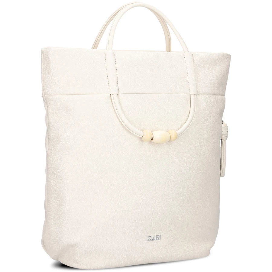 zwei Perla PE120 - Henkeltasche 34 cm off-white