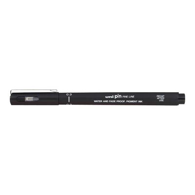 UNI PIN - Feutre fin - pointe calibrée - 0.3 mm - noir