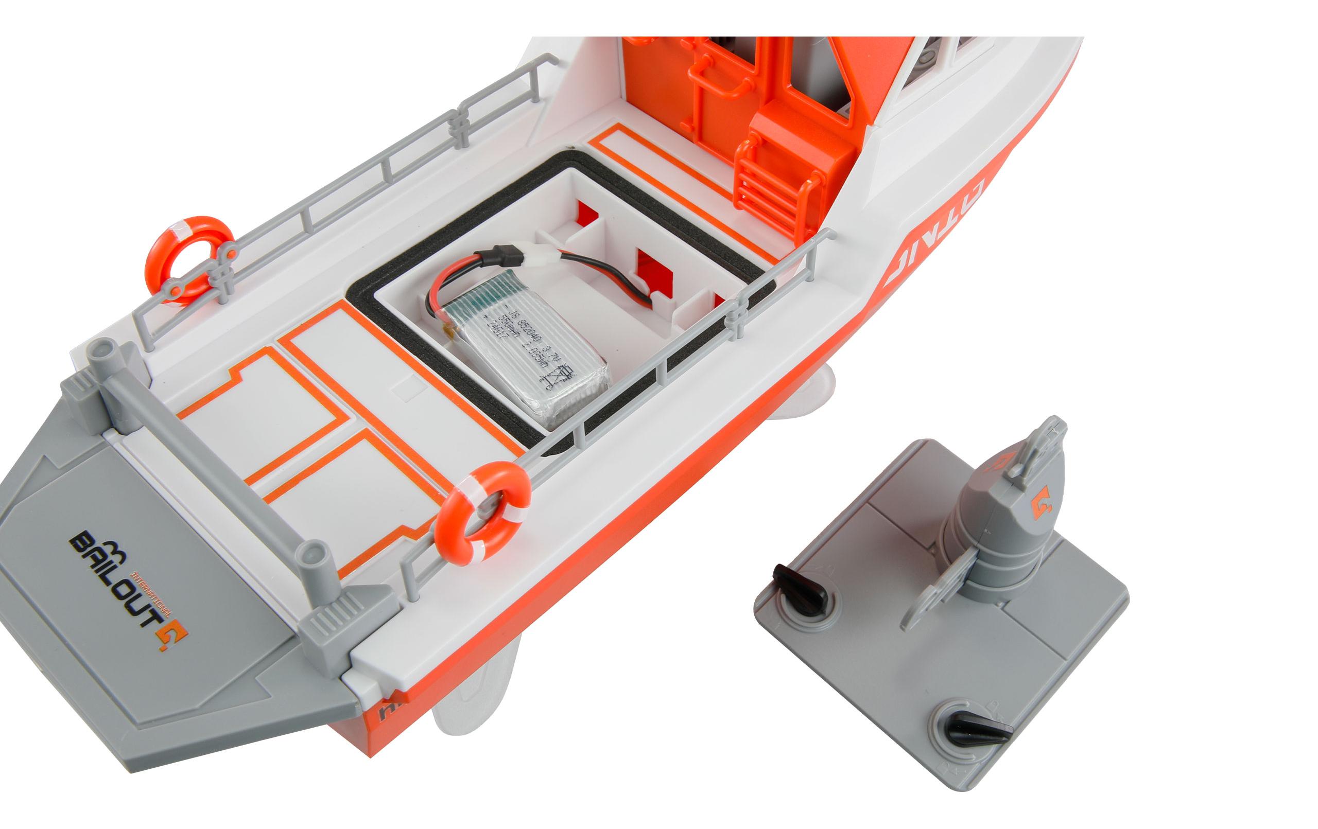 Rettungsboot Jet 320 mm RTR, Weiss/Rot32 cm langes Rettungsboot
