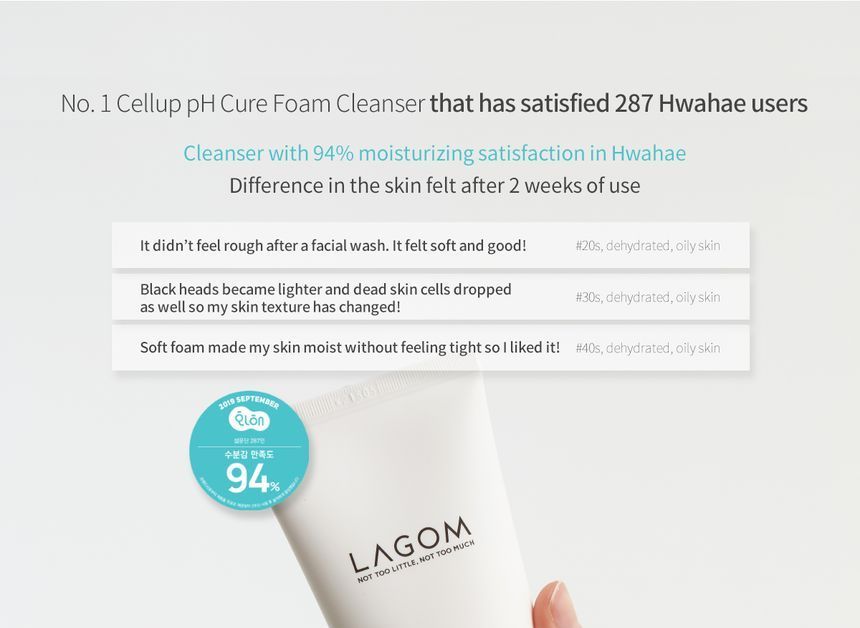 LAGOM - Cellup pH Cure Schuimreiniger
