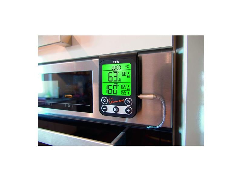 TFA Dostmann Bratenthermometer  KÜCHEN CHEF Grill-Braten-/Ofenthermometer