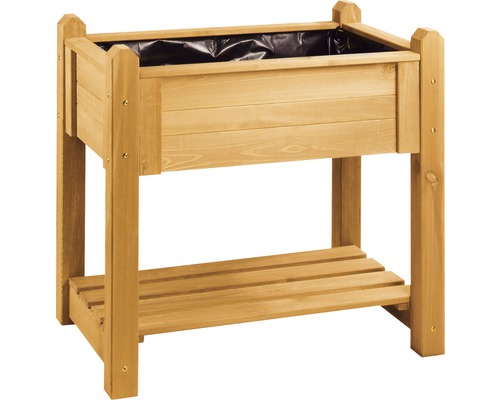 Verhoogd tuinbed op palen Basic 90x60x85 cm honing
