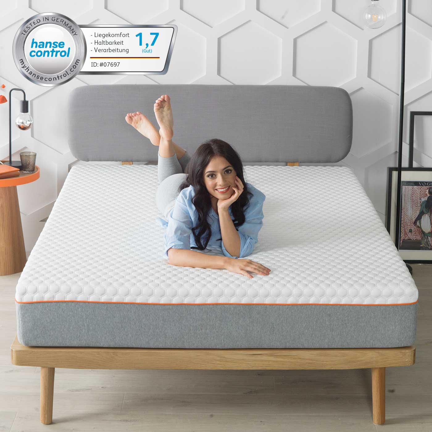 OCTAsleep Komfortschaummatratze »Octasleep Smart Matress« 18 cm hoch 1 Stk. tlg. Innovative Schaumfedern mit neuartigem Komforterlebnis