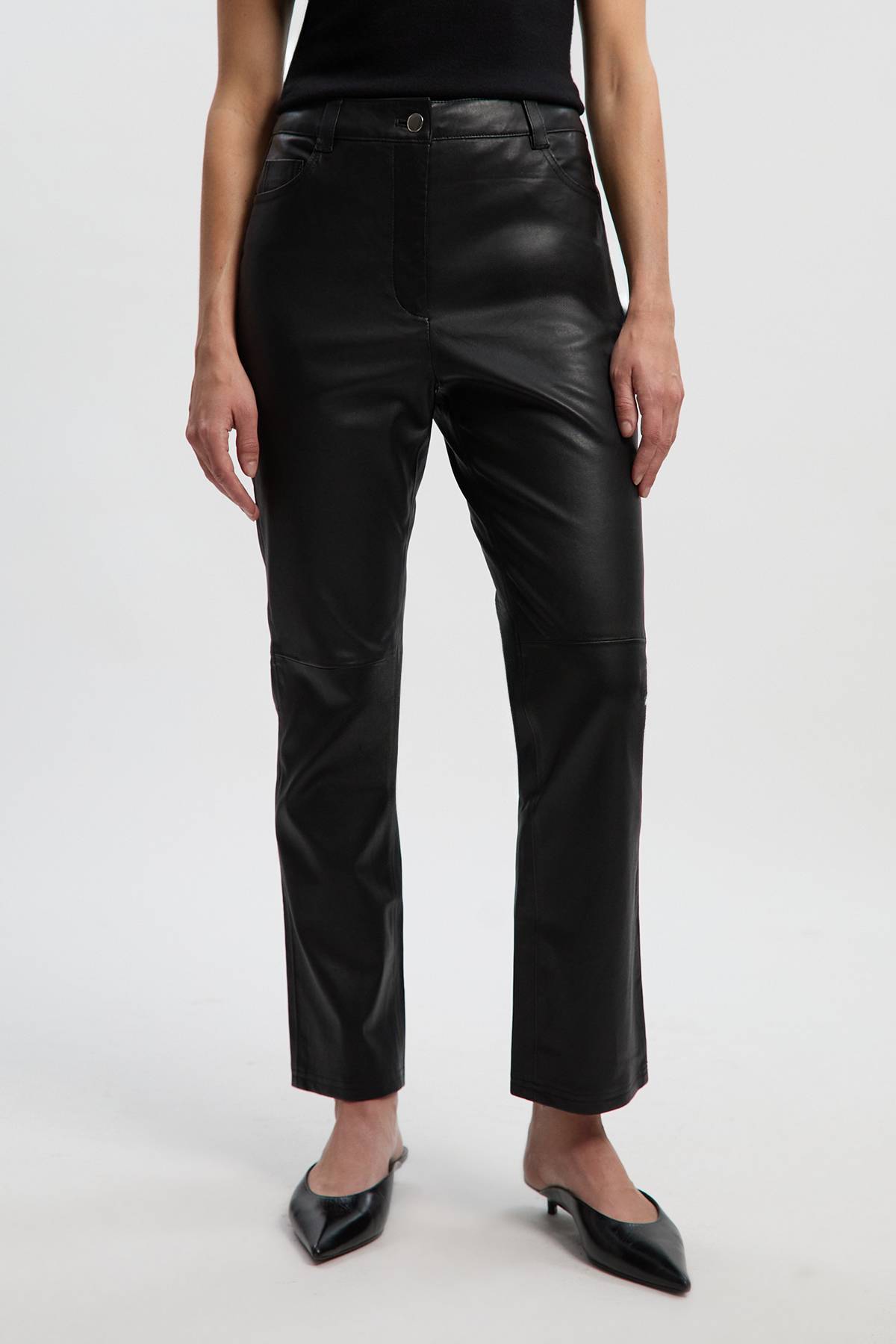 KarenMillen Jean en Cuir Stretch