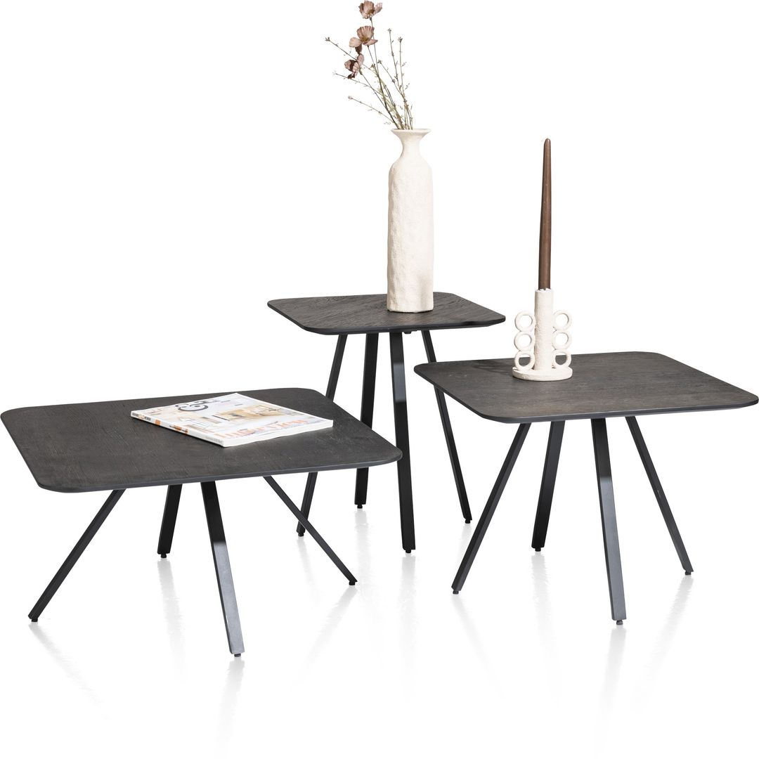 Henders en Hazel   Ridgefield Castle Antraciet Salontafel