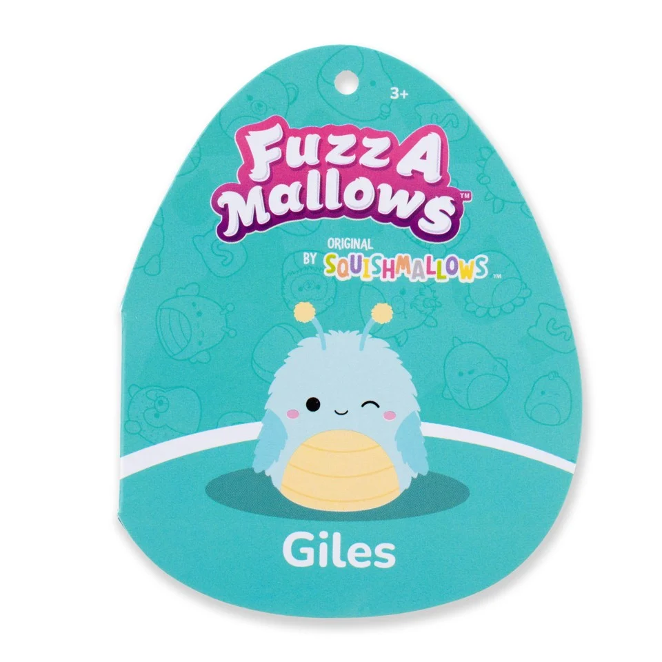 Squishmallows - 40 cm Bamse P20 Fuzz A Mallows - Giles Grasshopper