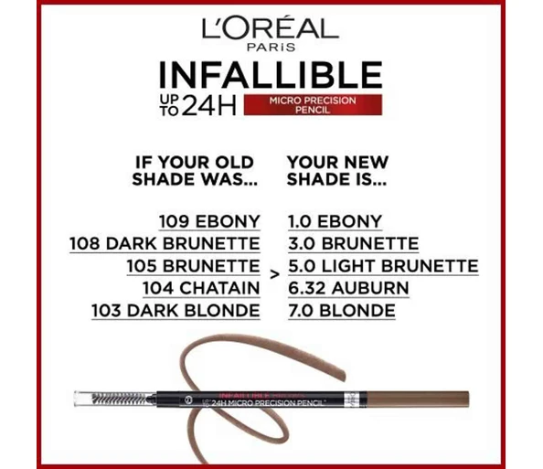 L'ORÉAL PARIS 24H Micro Precision Pencil8 Light cool blonde