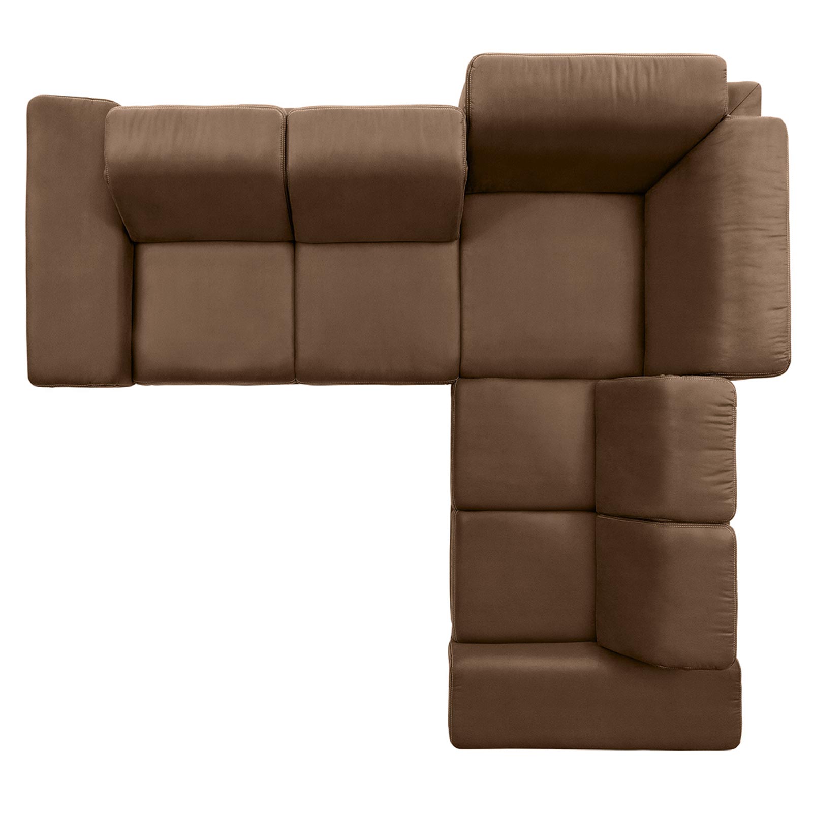 polsterpower Boxspringsofa - Holiday mandel - Basismodell - rechts