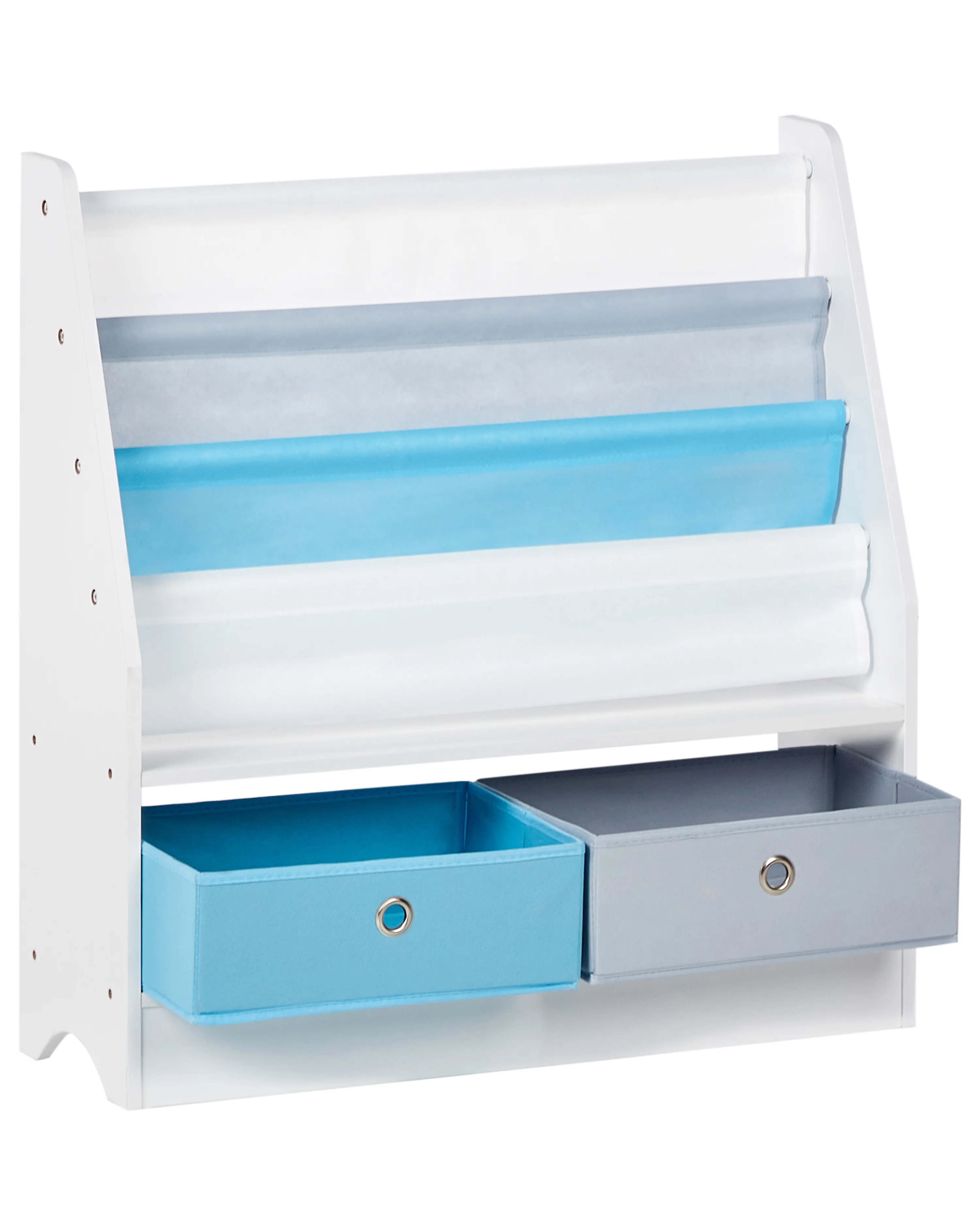 Boekenkast met 3 planken TUMBY 74 cm Wit