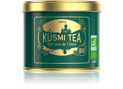Thé vert de Chine-Thé vert bio nature Boîte 100 g