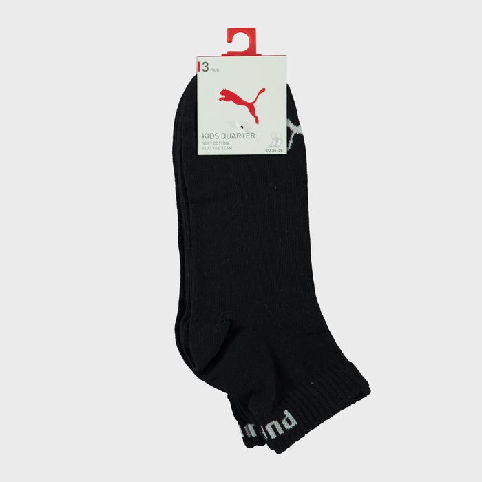 Puma-Kids 3-pack quarter enkelsokken