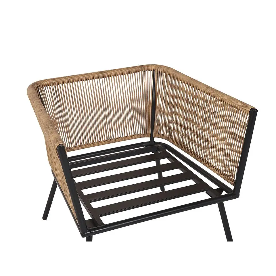 GARGANO - Bistroset voor 2 - Natuurlijk - PE rotan