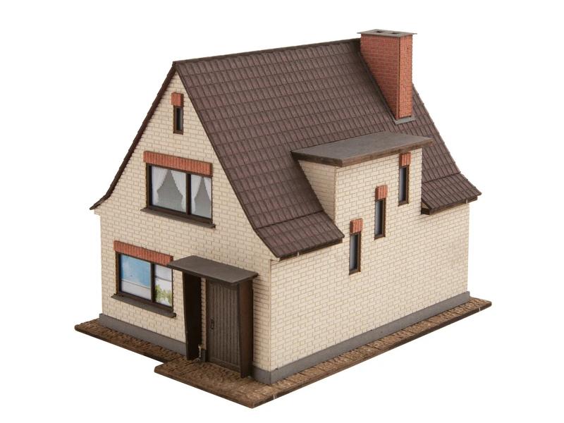 NOCH Kleines Siedlungshaus H0 Kleines Einfamilienhaus im Massstab 1:87