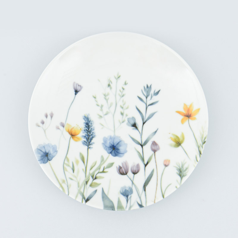 Assiette à dessert décorée 'Primavera'
