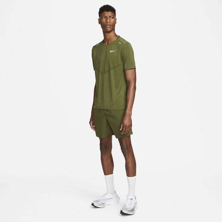 Nike Dri Fit Rise 365 Lobe T Shirt Grøn