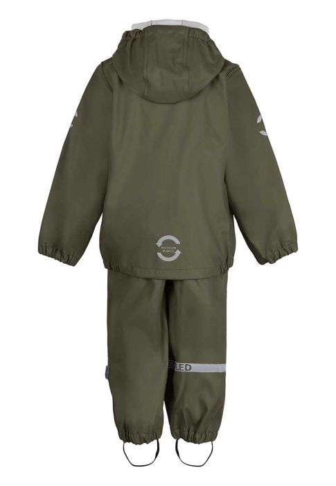 PU Rain Set w/Suspenders Recycled regnsæt