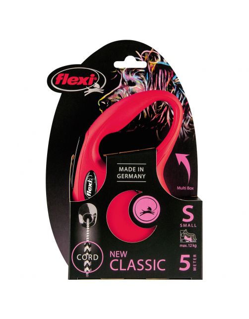 Flexi Rollijn Classic Koord S Rood - Hondenriem