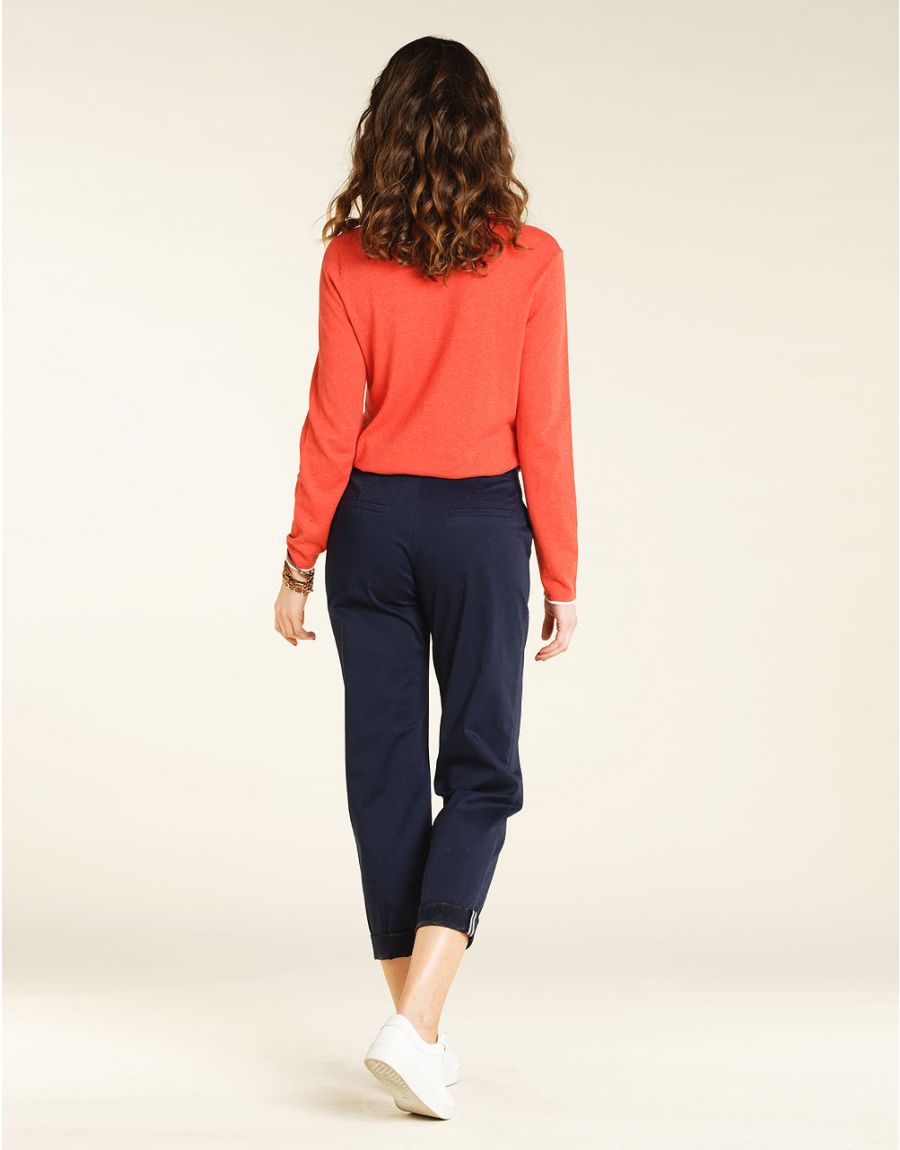 Pantalon chino marine