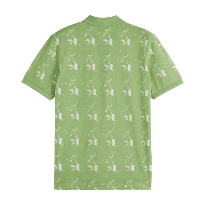 Scotch & Soda Micro AOP Polo Heren