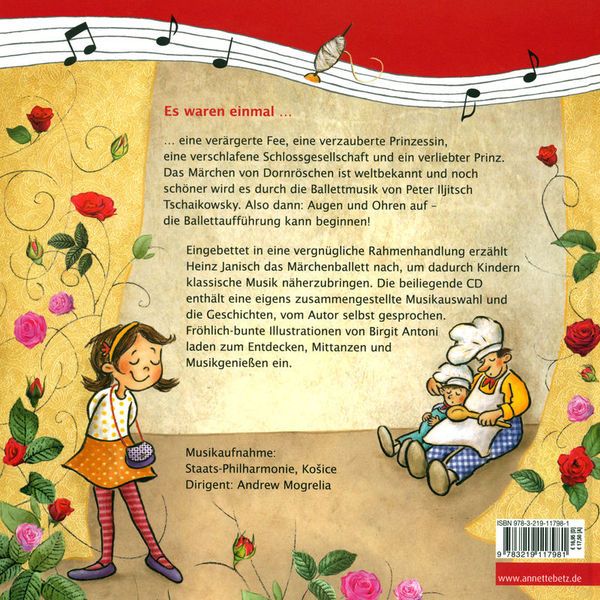 Annette Betz Verlag Dornröschen Musikbilderbuch