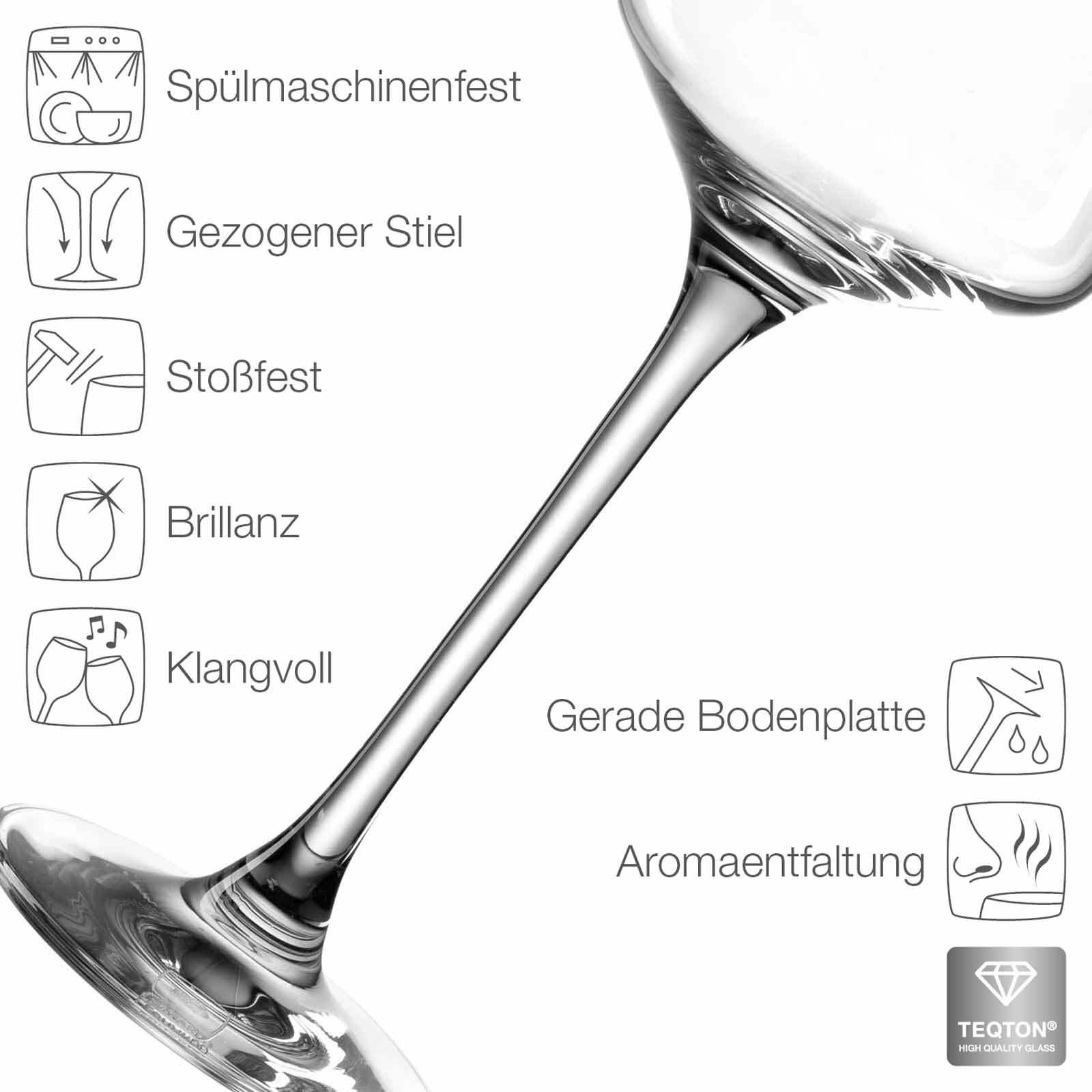 Leonardo Digestifgläser geeicht Puccini Gastro-Edition 4 cl 6er Set