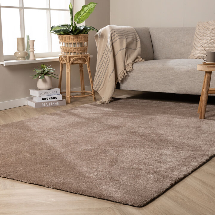 Wasbaar vloerkleed - Clean Bruin