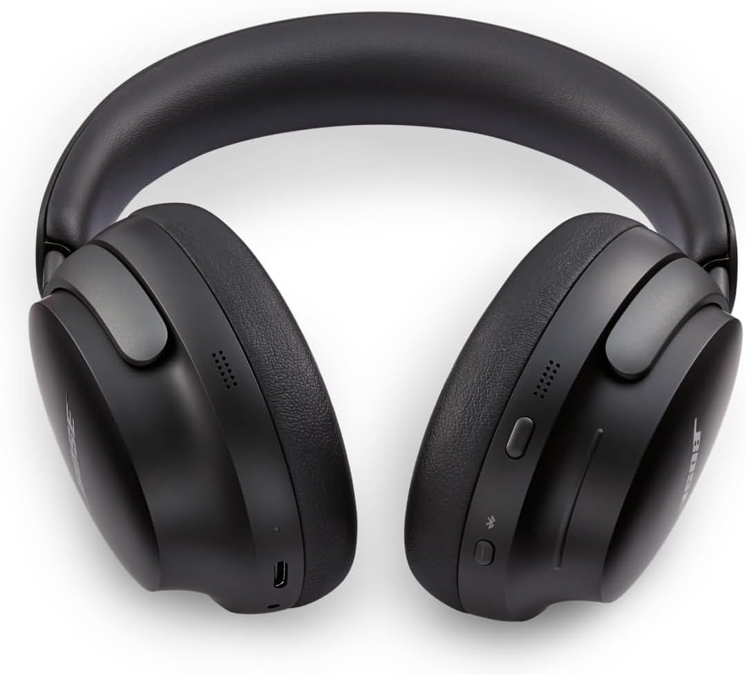 Bose QuietComfort Ultra Headphones, Casque sans Fil à réduction de Bruit avec Audio Spatial, Casque Bluetooth Confortable, Jusqu’à 24 h d’autonomie de la Batterie