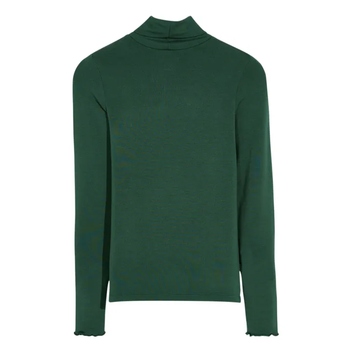 Bellerose Col roulé Uni Velfie | Vert foncé