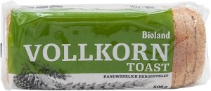 Das Backhaus Weizen Vollkorn Toast, 500 g