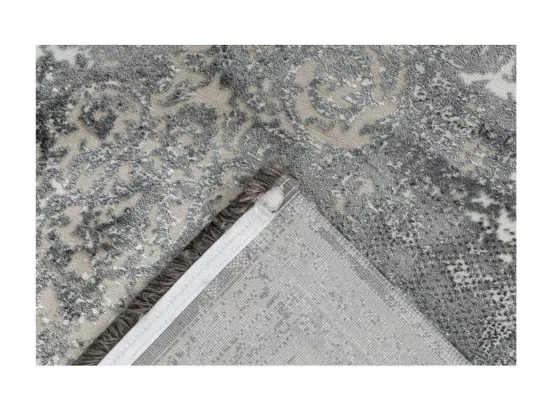 Tapis Pierre Cardin 170x120cm, design E209E coloris argent - Confort et élégance pour votre intérieur