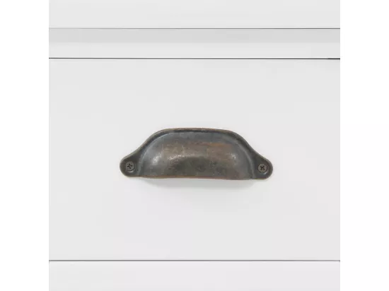 Vaisselier avec 4 portes MDF et Bois de pin 80x40x180 cm