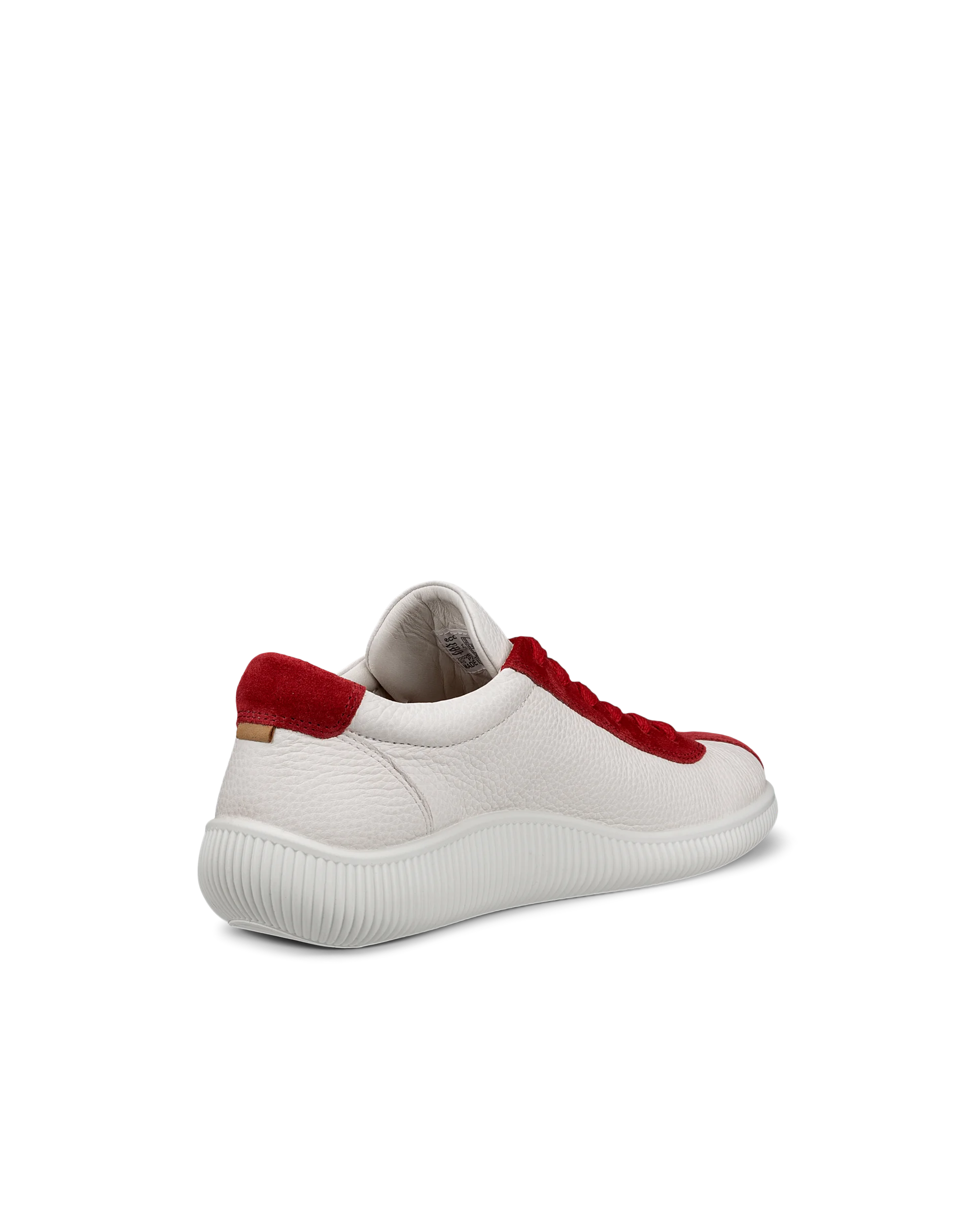 ECCO SOFT ZERO W Damen Ledersneaker Weiß