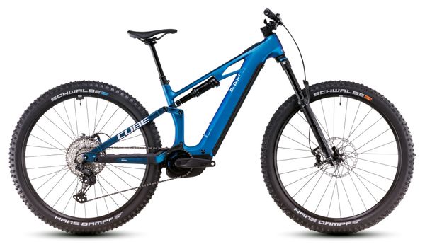 VTT Électrique Tout-Suspendu Cube Stereo Hybrid One44 HPC SLX 800 Shimano Deore XT 12V 800 Wh 29'' Bleu Nebula 2025